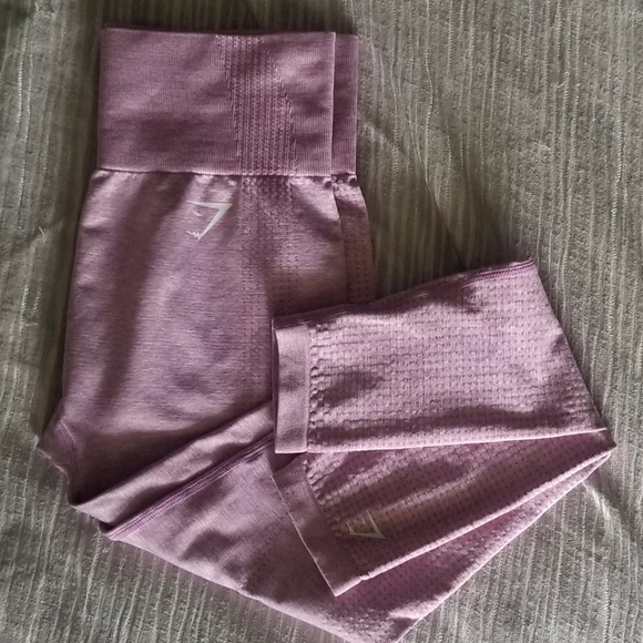 Gymshark Vital Leggings Dusty Pink Marl / Pink - Picture 4 of 7